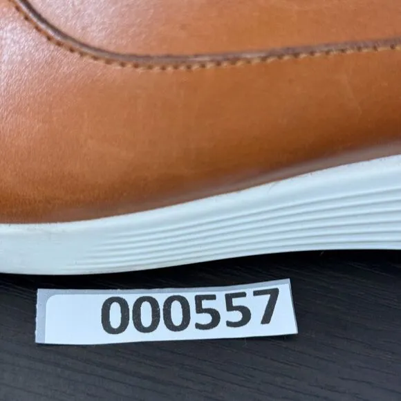Wolf and Shepherd Shoes Mens 7 Crossover Longwing Oxford Leather Honey White