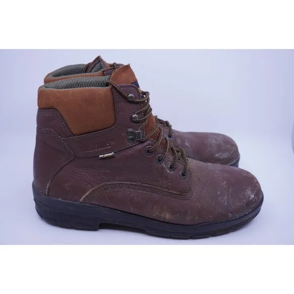 Wolverine Boots Men’s Size 12M W03122 Durashocks SR Direct-Attach Brown Leather