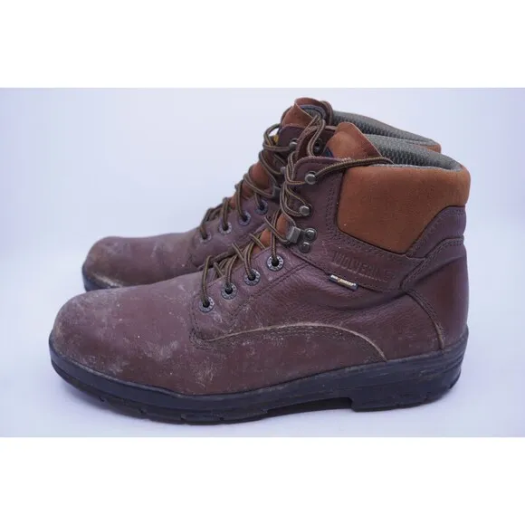 Wolverine Boots Men’s Size 12M W03122 Durashocks SR Direct-Attach Brown Leather