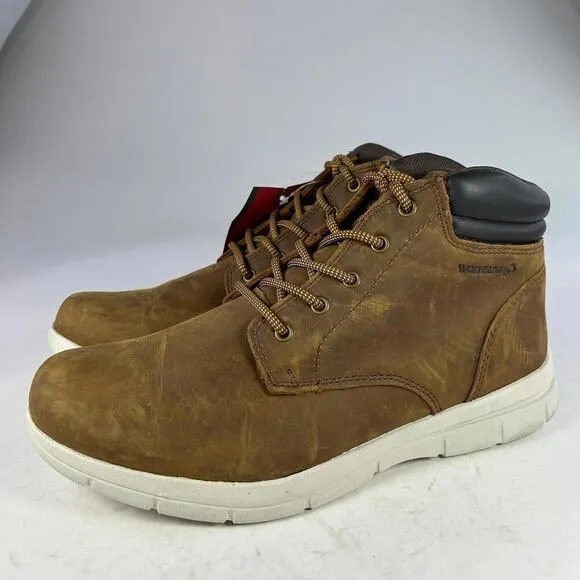 Wolverine Men's Karlin Chukka Boot US 13 M Brown Leather Soft Sole Lace-Up Boots