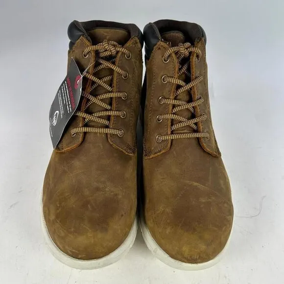 Wolverine Men's Karlin Chukka Boot US 13 M Brown Leather Soft Sole Lace-Up Boots