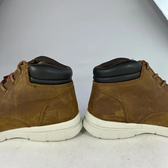 Wolverine Men's Karlin Chukka Boot US 13 M Brown Leather Soft Sole Lace-Up Boots