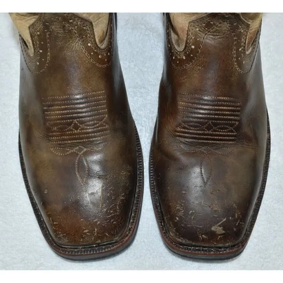 Wolverine Mens Rancher Square-Toe Teel-Toe Wellington Boots Size 9.5 M