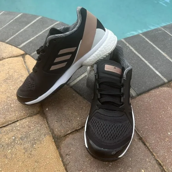 WOMEN'S Adidas Barricade Boost x Stella McCartney Black Copper Metallic FW9883