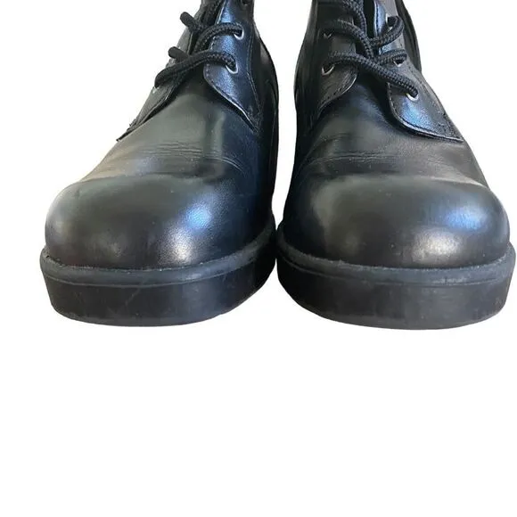 Women's Bernardo X Anthropologie Black Combat Boots Size 7.5