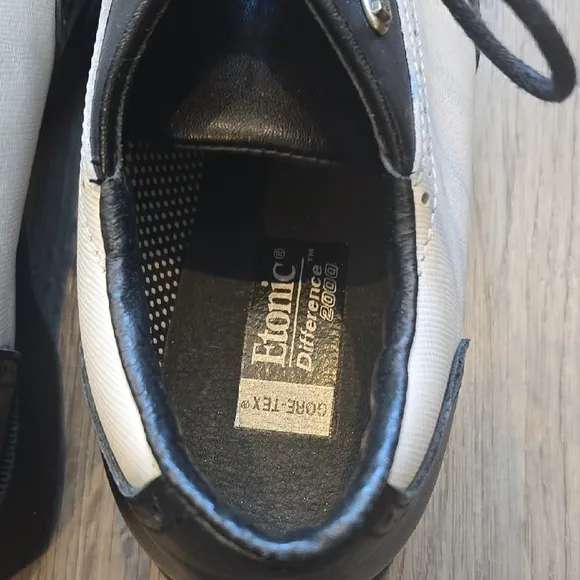 WOMENS Black and White Oxford Shoes