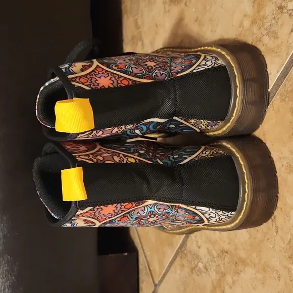 Women's Custom Made Canvas Lace Up Boots
