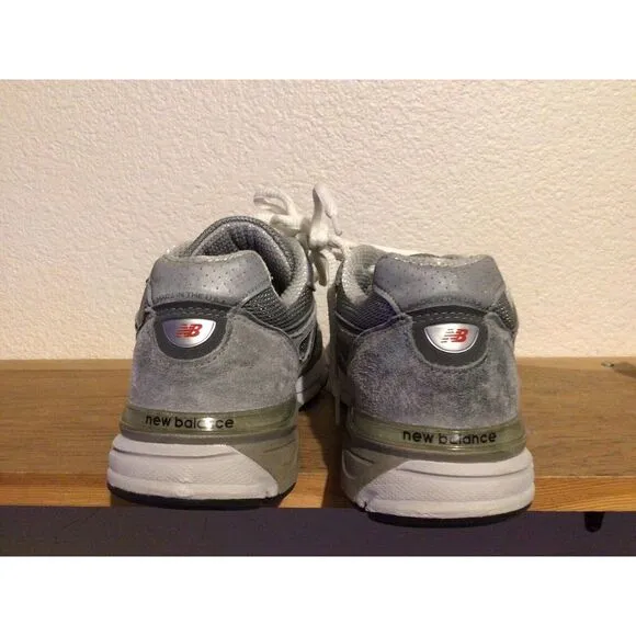 Women's New Balance 990 Sz 9 Grey Suede W990GL4 Classic‎ Running Shoes