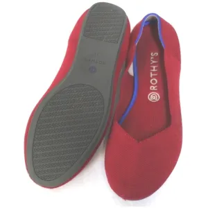 Women's Rothy's scooter red round toe flats Size: 11