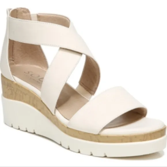 Womens SOUL Naturalizer Goodtimes Platform Wedge Sandals
