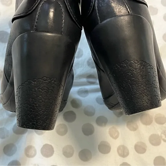Wonders of Spain Black Comfort Round Toe Bootie Boots Size 36