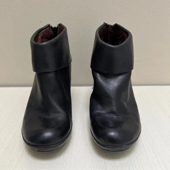Wonders of Spain Black Comfort Round Toe Bootie Boots Size 36