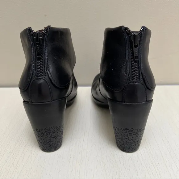 Wonders of Spain Black Comfort Round Toe Bootie Boots Size 36