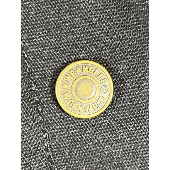 Wrangler Jacket Men 3XL Black Workwear Corduroy Barn Coat Snaps Neutral Oversize