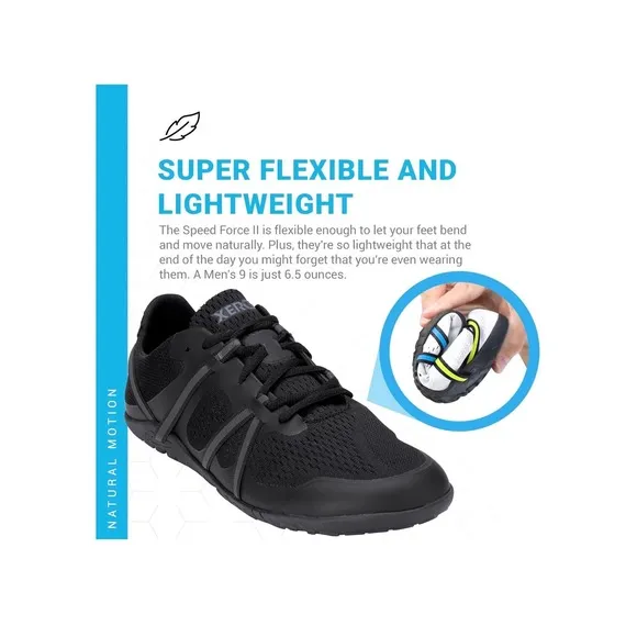 Xero Shoes Barefoot Shoes for Men | Speed Force Men's Barefoot Running Shoes 13/