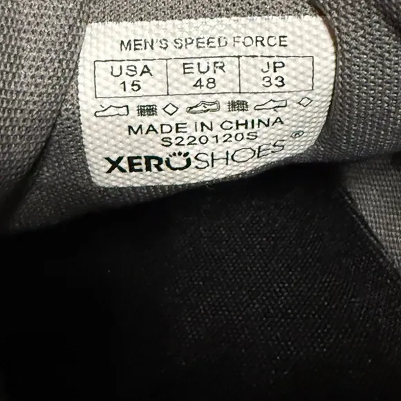 Xero Shoes Barefoot Shoes for Men | Speed Force Men's Barefoot Running Shoes 13/