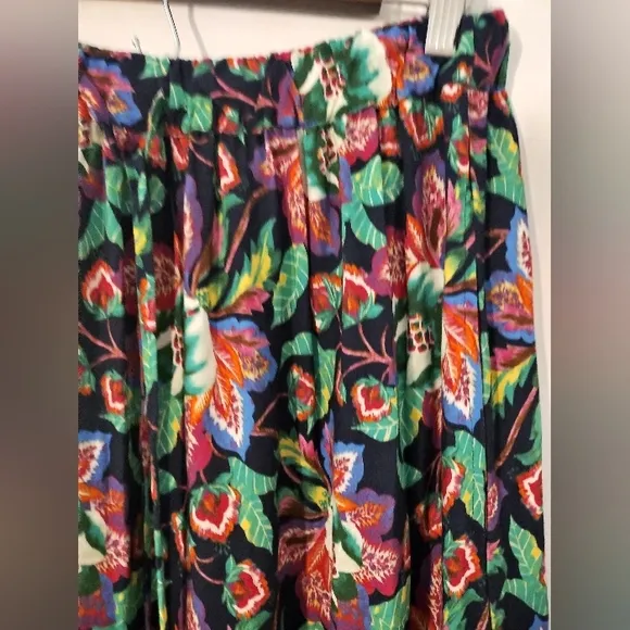 Xirena Sacha Maxi Skirt in Navy Flora Sz L NWT From Hampden Clothing
