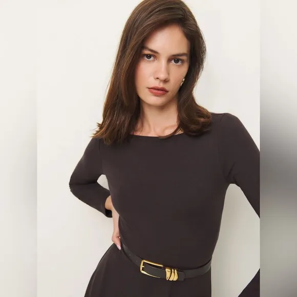 XS Reformation Wiley Knit Dress