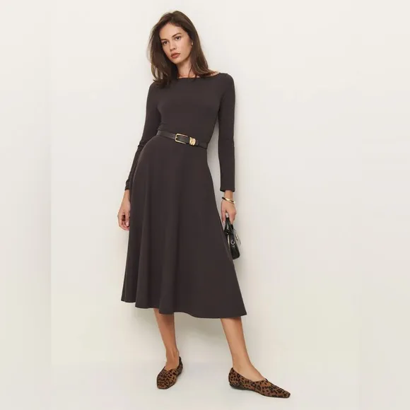 XS Reformation Wiley Knit Dress