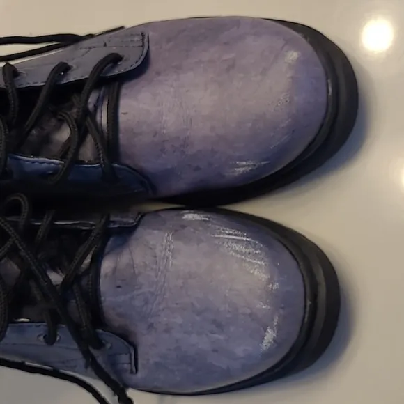 Yes We Vibe Bohemian Wolf Lace-up Combat Boots US Men's 10 / Women's 11.5 Gray