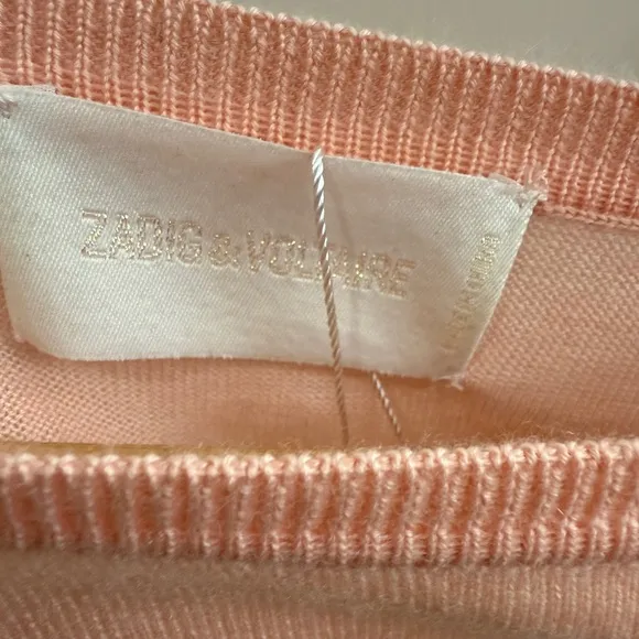 Zadig &amp; Voltaire cashmere longsleeve top