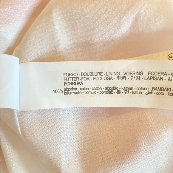 ZARA BARBIE Pink White Gingham Check Plaid Strapless Cotton Fit Flare Midi Dress