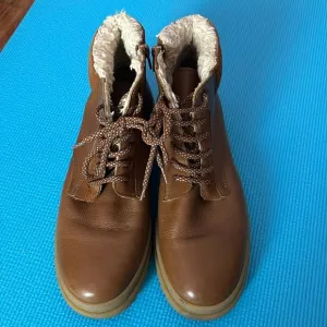 Zara Lace Up Wool Ankle Boots Size 40