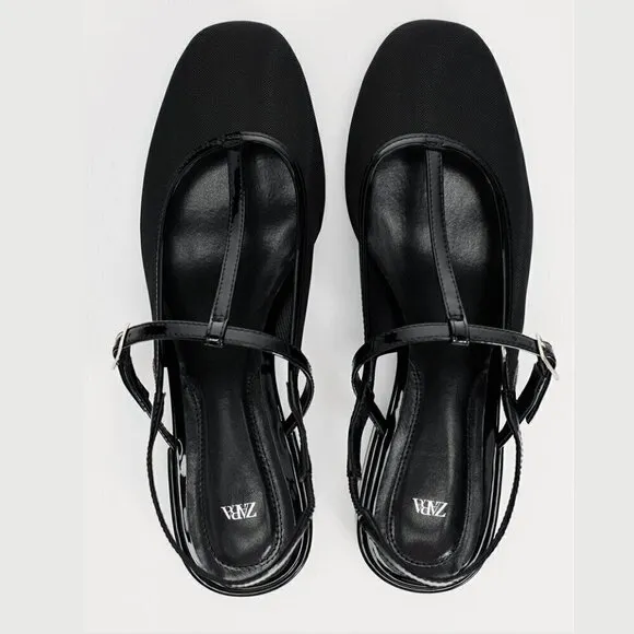 ZARA Slingback Flats