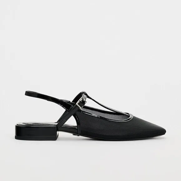 ZARA Slingback Flats