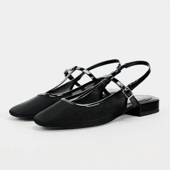 ZARA Slingback Flats