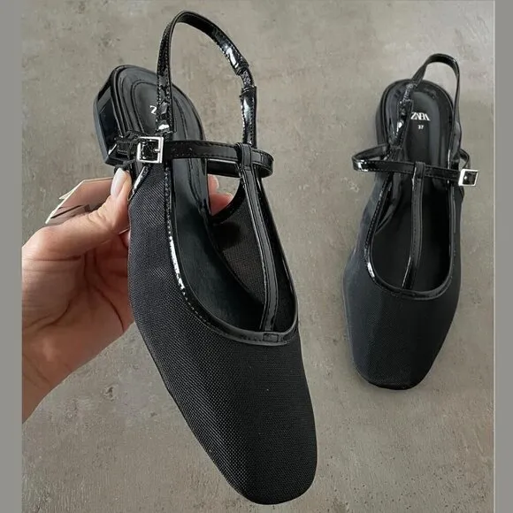 ZARA Slingback Flats