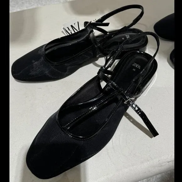 ZARA Slingback Flats