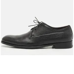 Zegna Calf Leather Derby Shoes Size 10.5 US