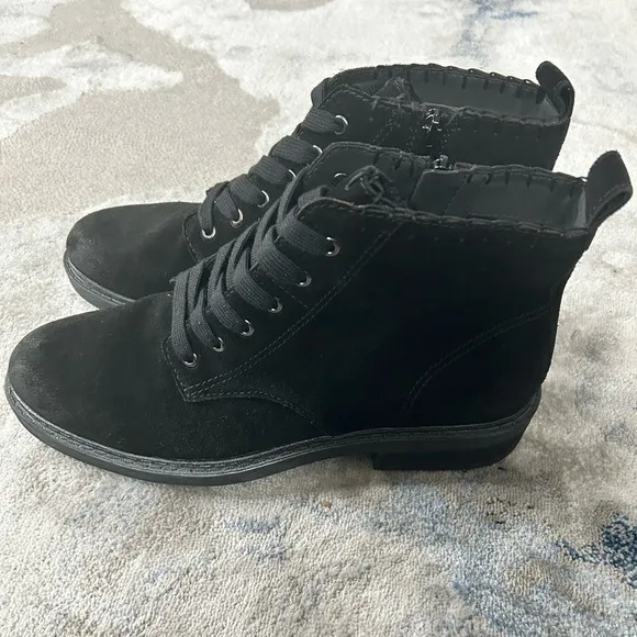 Zodiac - Paisle Womens Leather Lug Sole Combat &amp; Lace-up Boots