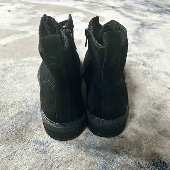 Zodiac - Paisle Womens Leather Lug Sole Combat &amp; Lace-up Boots